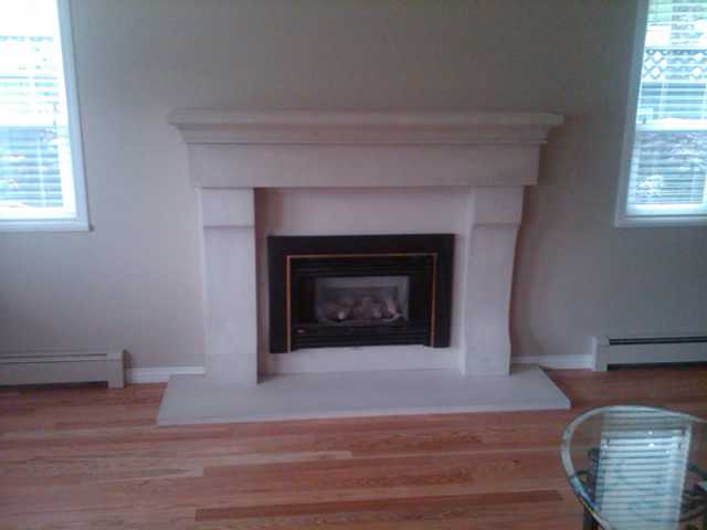 Baker fireplace after